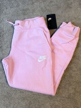 Nike Girls pink jogger sweatpants